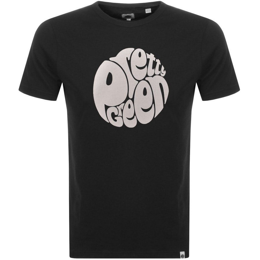 Alternative Image for ProductPretty Green Gillespie Logo T Shirt Black1